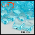 Loose Square Shape Princess Cut Aquamarine Glass Gemstone